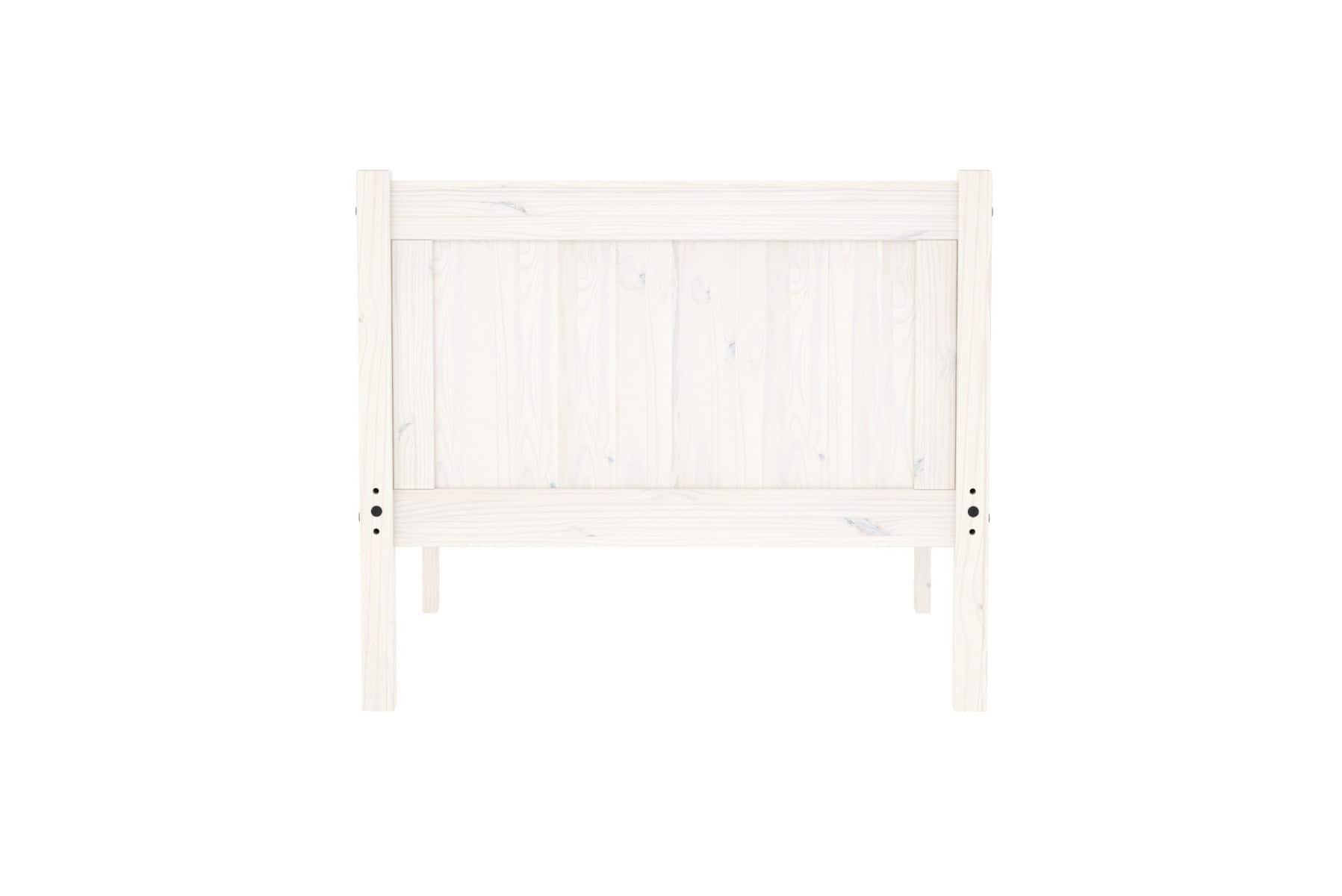 3ft Rio Bedframe - White Wash - Image 7