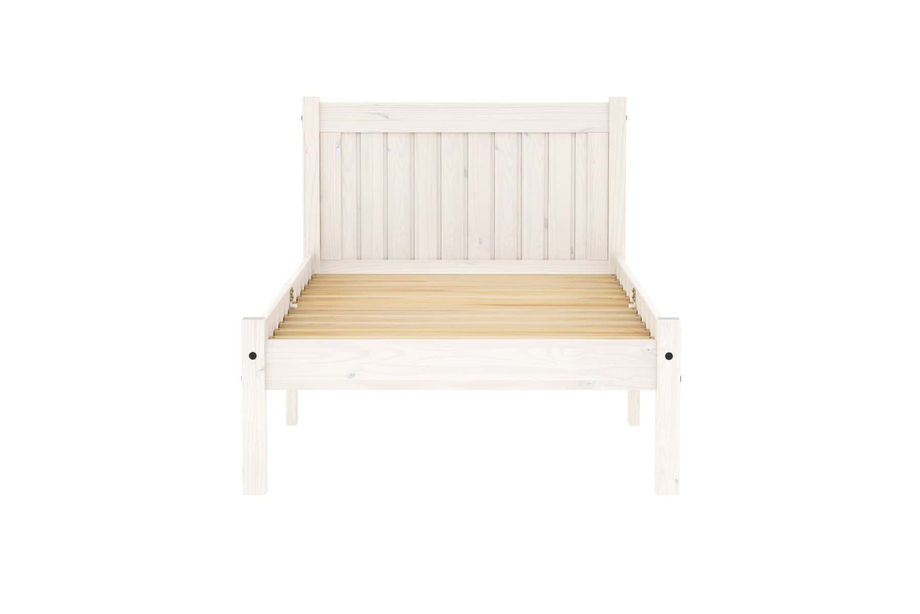 3ft Rio Bedframe - White Wash - Image 5
