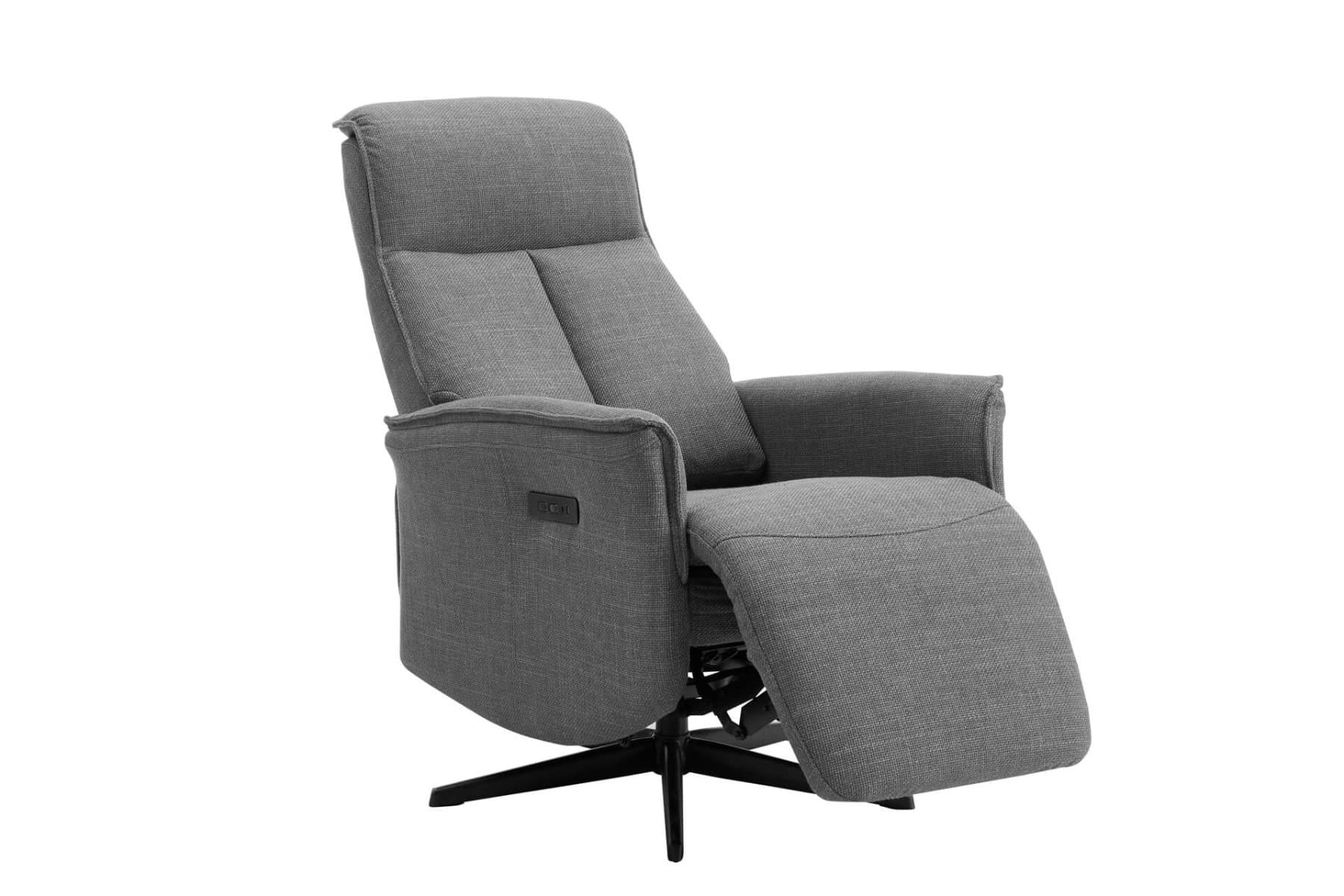 Riya Electric Recliner Accent Chair – Charcoal