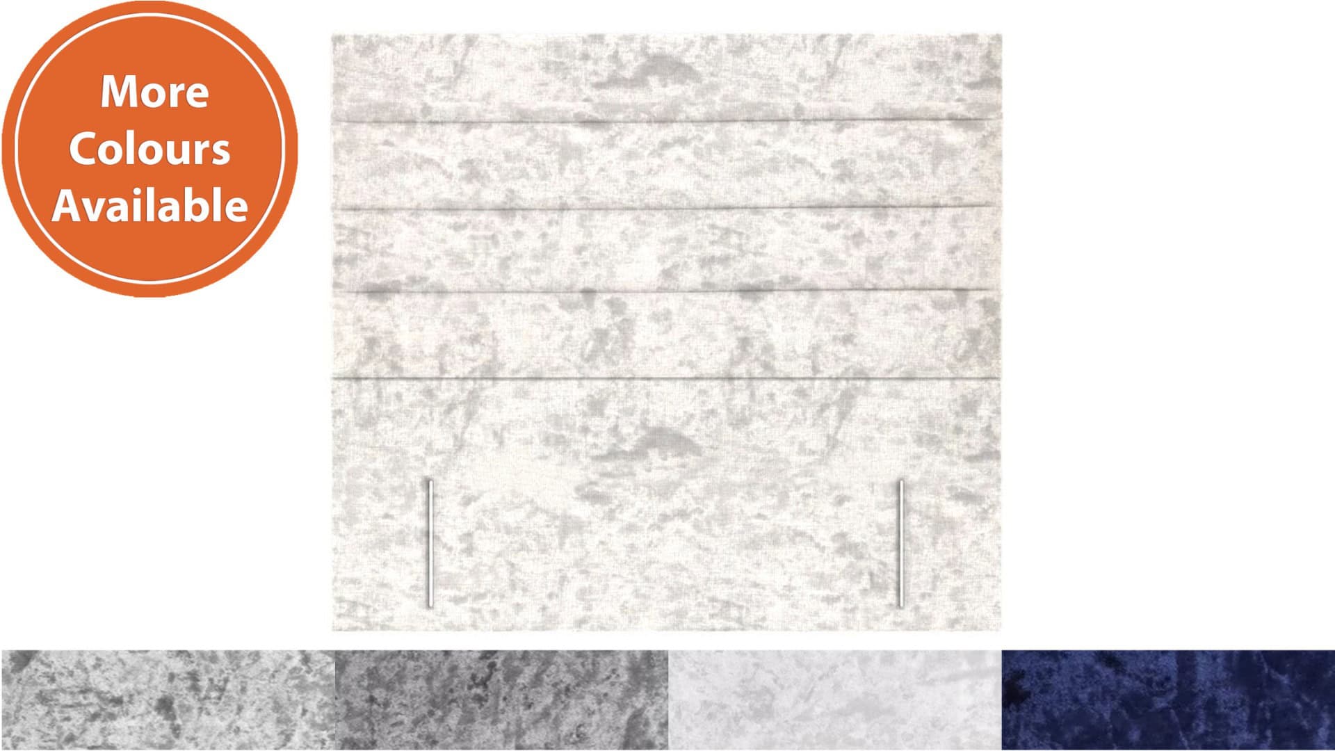 Apollo 4ft Rome Headboard in Glitz Fabric