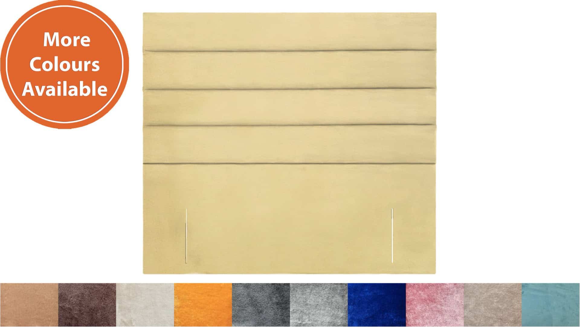 Apollo 3ft6 Rome Headboard in Velvet Fabric