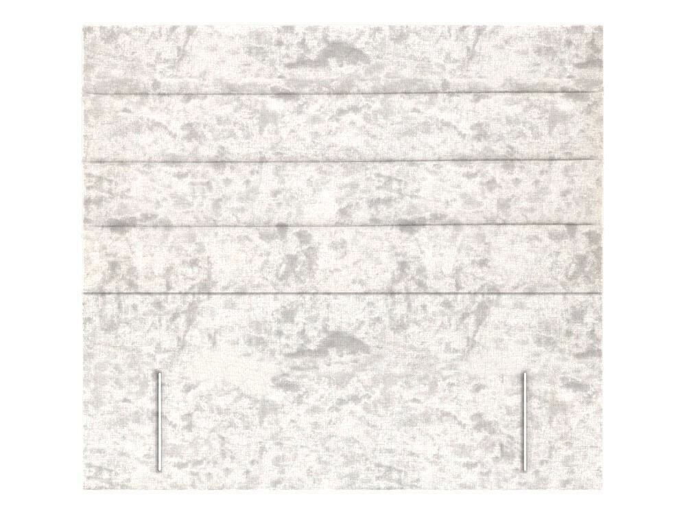 Apollo 4ft Rome Headboard – Glitz Ice White