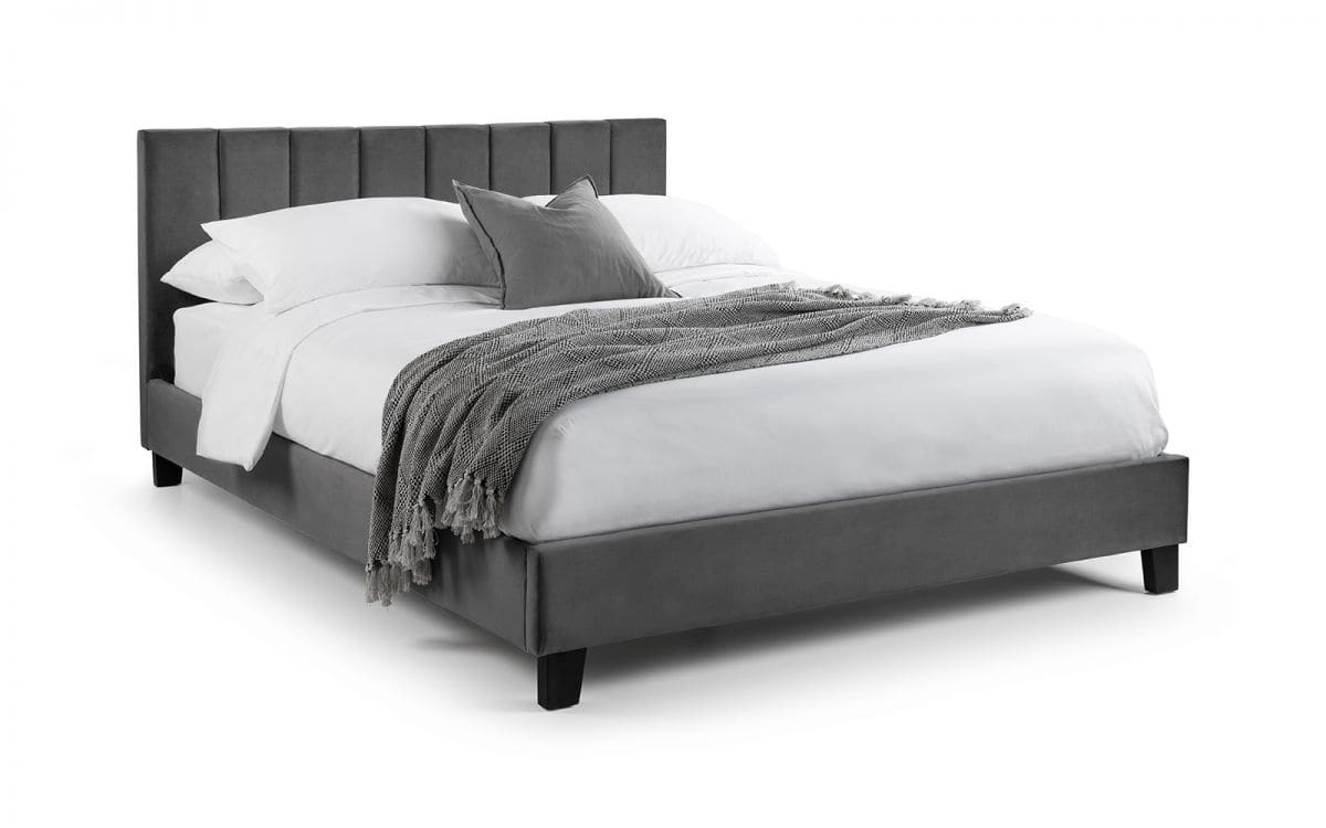 Roswell 3ft Bed in a Box - Grey Velvet - Image 3