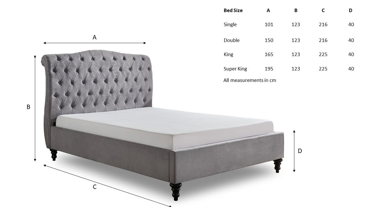 Limelight Rosa 5ft Bedframe - Light Grey - Image 5