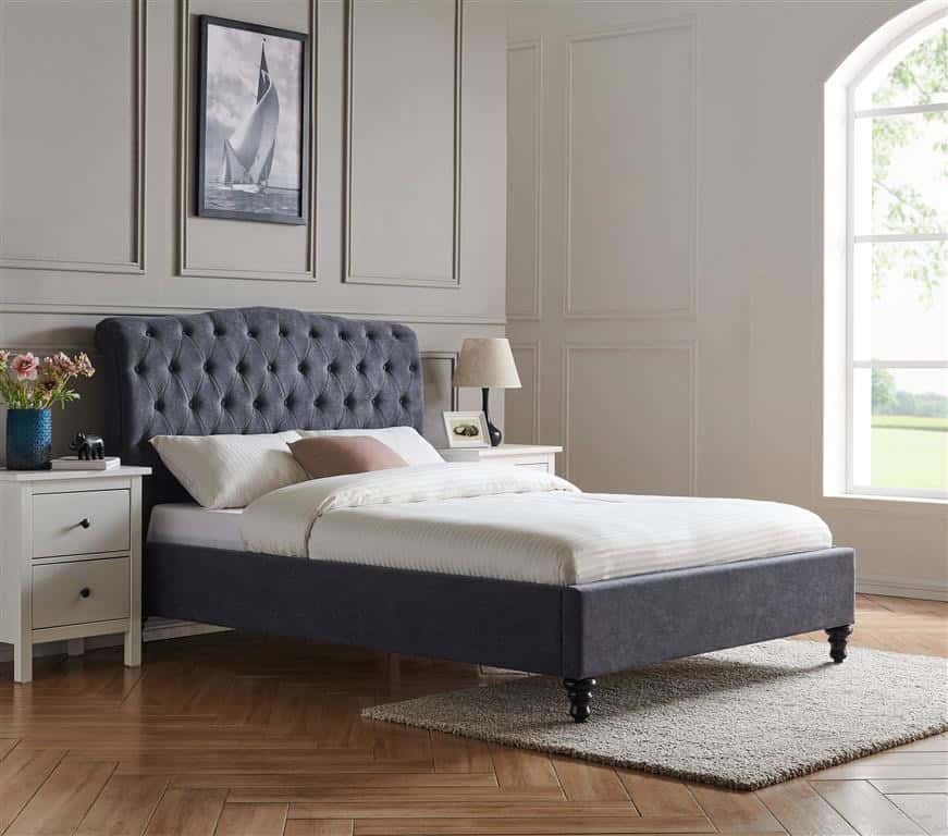 Limelight Rosa 5ft Bedframe - Dark Grey