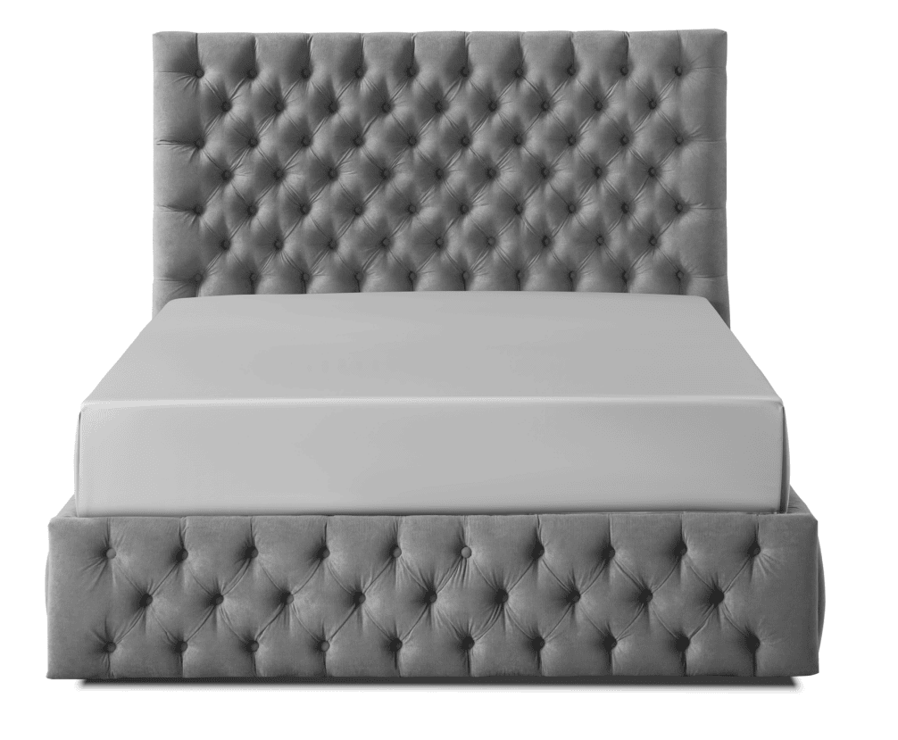 Honey B Rosa 5ft Bedframe - Grey - Image 2