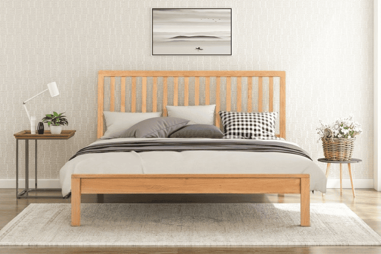 Flintshire 5ft Rowley Bedframe - Smoked Oak - Image 3