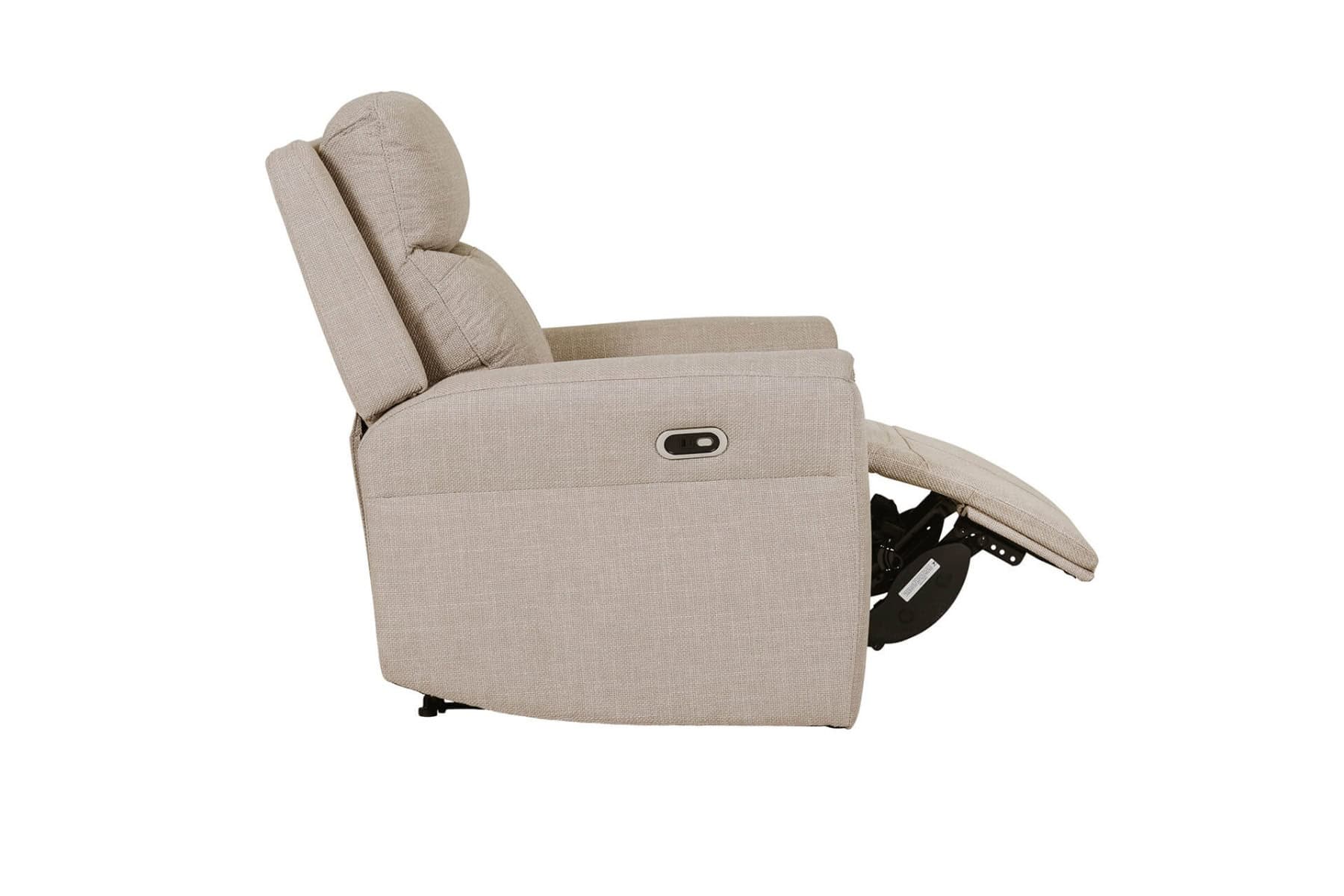 Russo 1 Seater Electric Recliner - Mushroom - Image 3