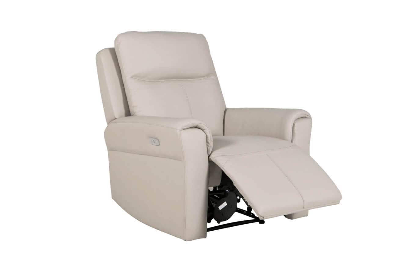 Russo 1 Seater Electric Recliner – Stone