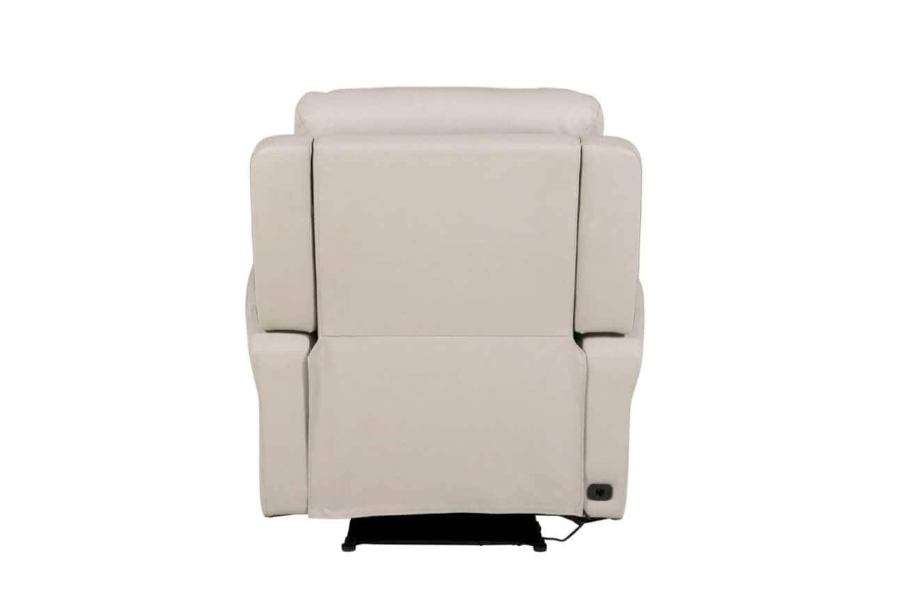Russo 1 Seater Electric Recliner - Stone - Image 3