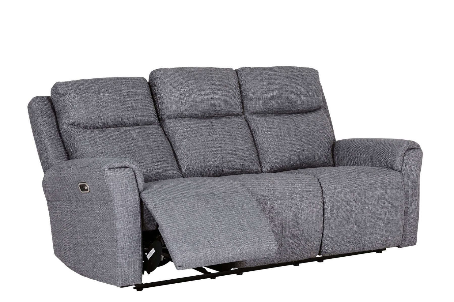 Russo 3 Seater Electric Recliner – Charcoal