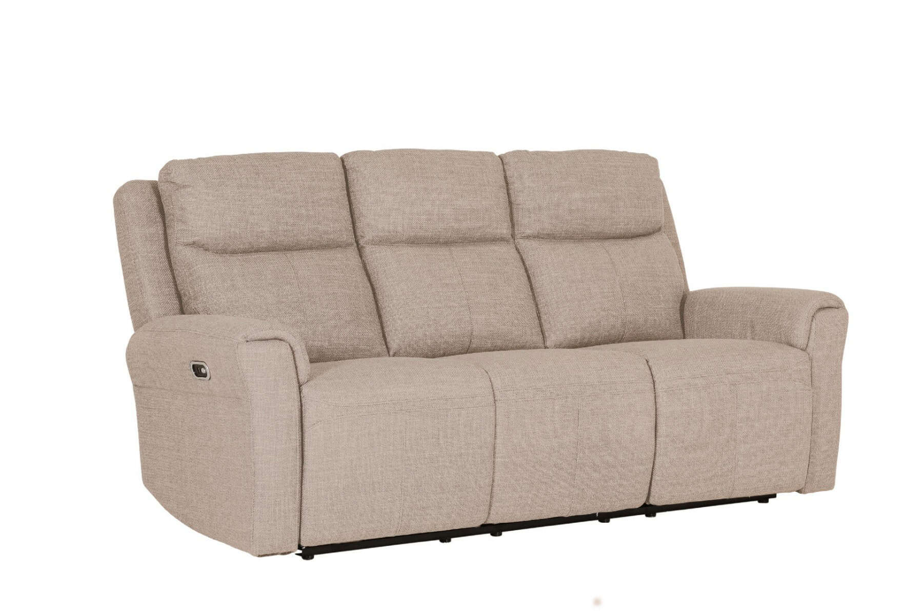 Russo 3 Seater Electric Recliner – Mushroom