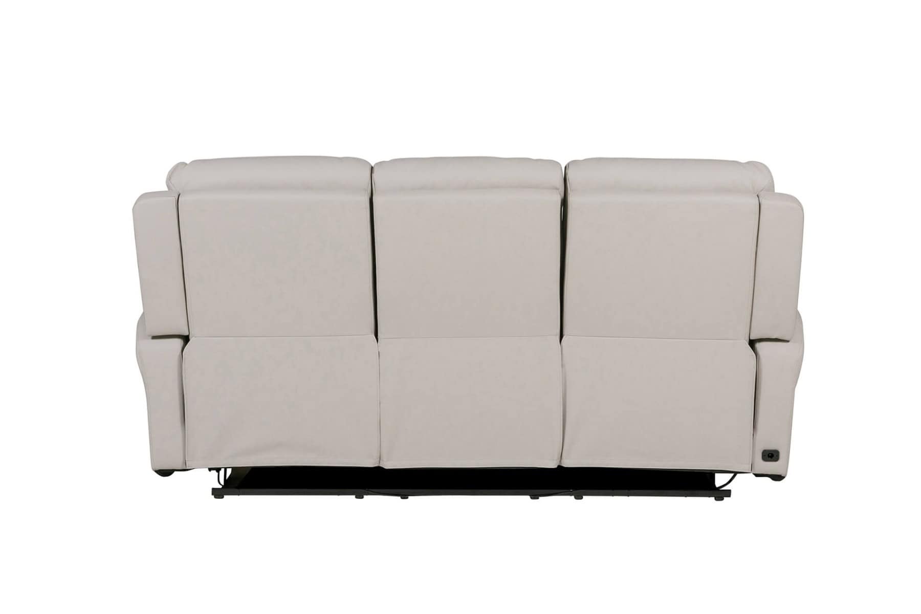 Russo 3 Seater Electric Recliner - Stone - Image 4