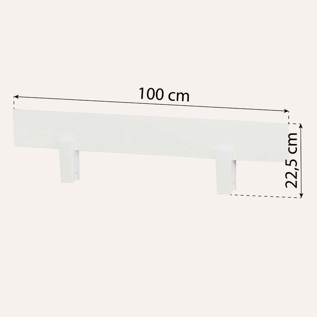 Hoppekids Shorty Daybed with Safety Rail - White - Image 5