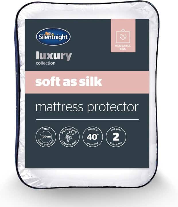 Silentnight Soft as Silk Mattress Protector - 5ft King Size