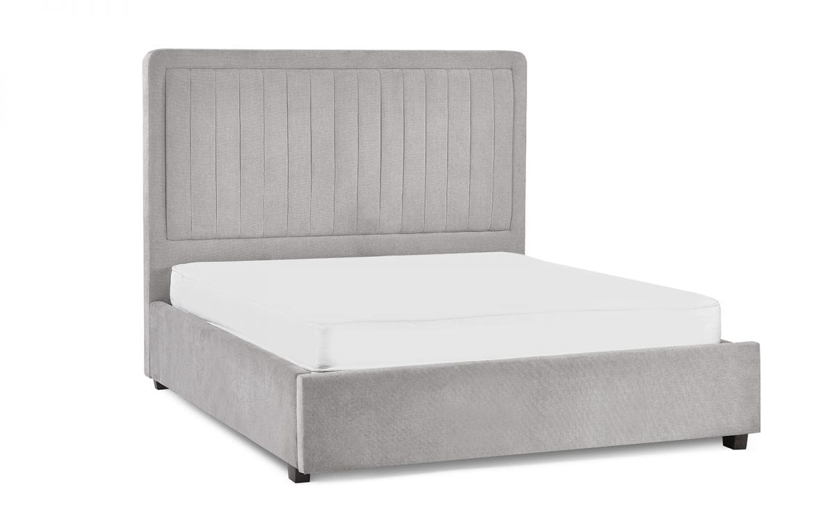 Samira 4ft6 Bedframe - Grey Velvet - Image 3