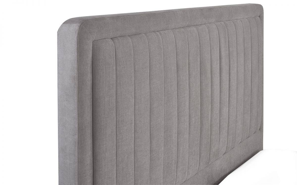Samira 5ft Bedframe - Grey Velvet - Image 12