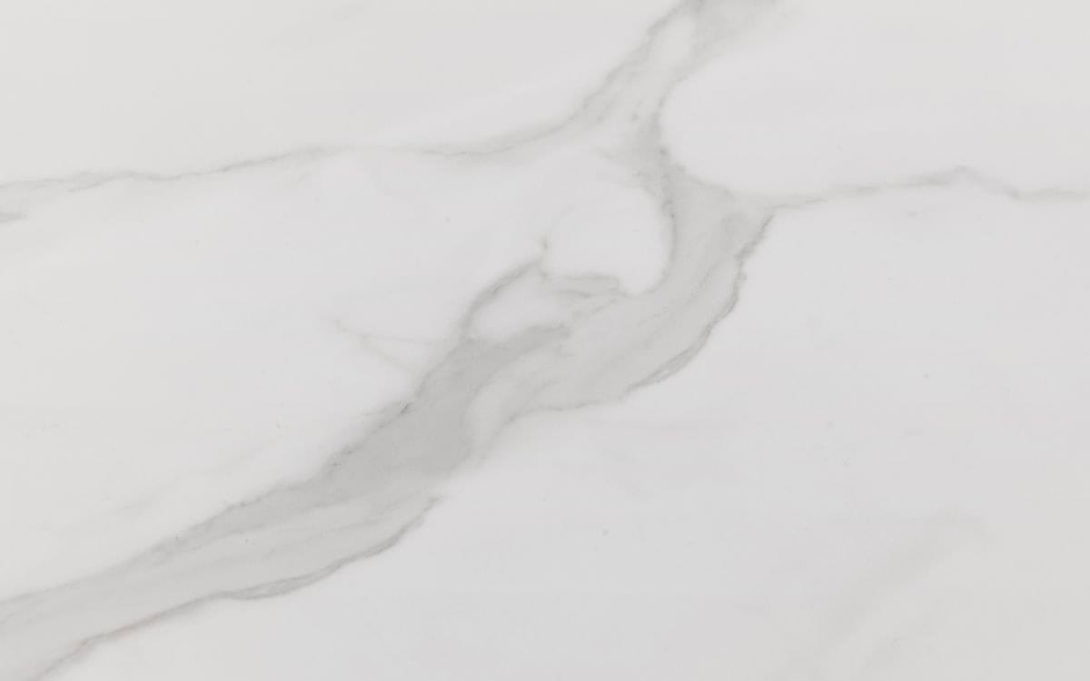 Karra Console Table - White Marble & Chrome - Image 3