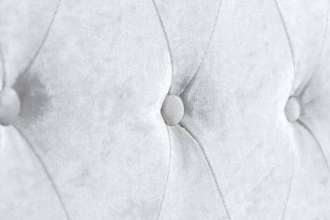 Sienna 4ft Bed - Steel Crushed Velvet - Image 7