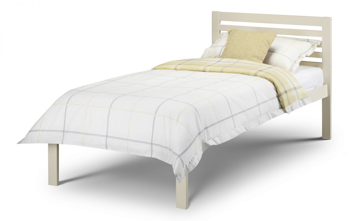 Dumas 3ft Bedframe - Stone White - Image 2