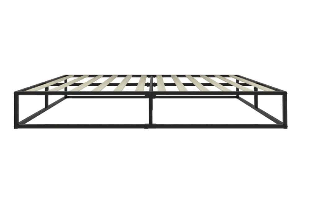 4ft6 Soho Metal Platform Bedframe - Black - Image 3