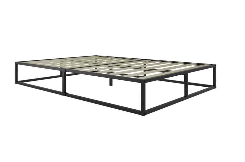 4ft6 Soho Metal Platform Bedframe - Black - Image 6