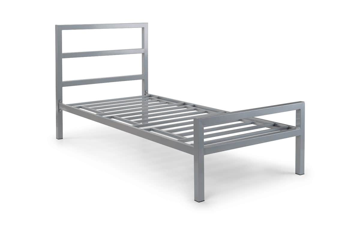 Sotus 3ft Metal Bedframe - Silver - Image 2