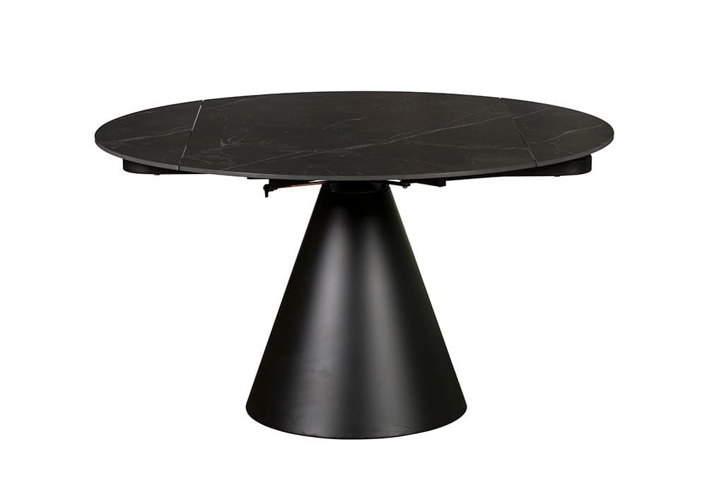 Baker Furniture Sintered Stone Round Extending Table (85cm -135cm) - Black - Image 2
