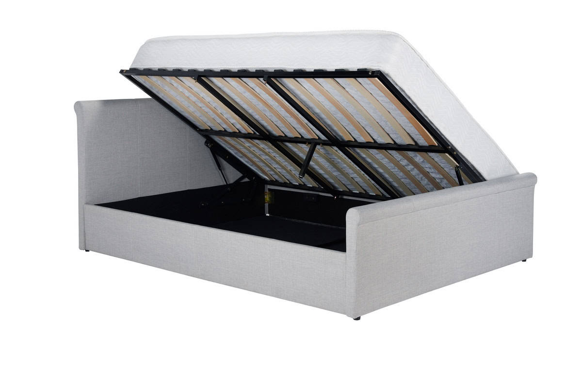 Stratus 5ft Ottoman Bed - Grey - Image 3