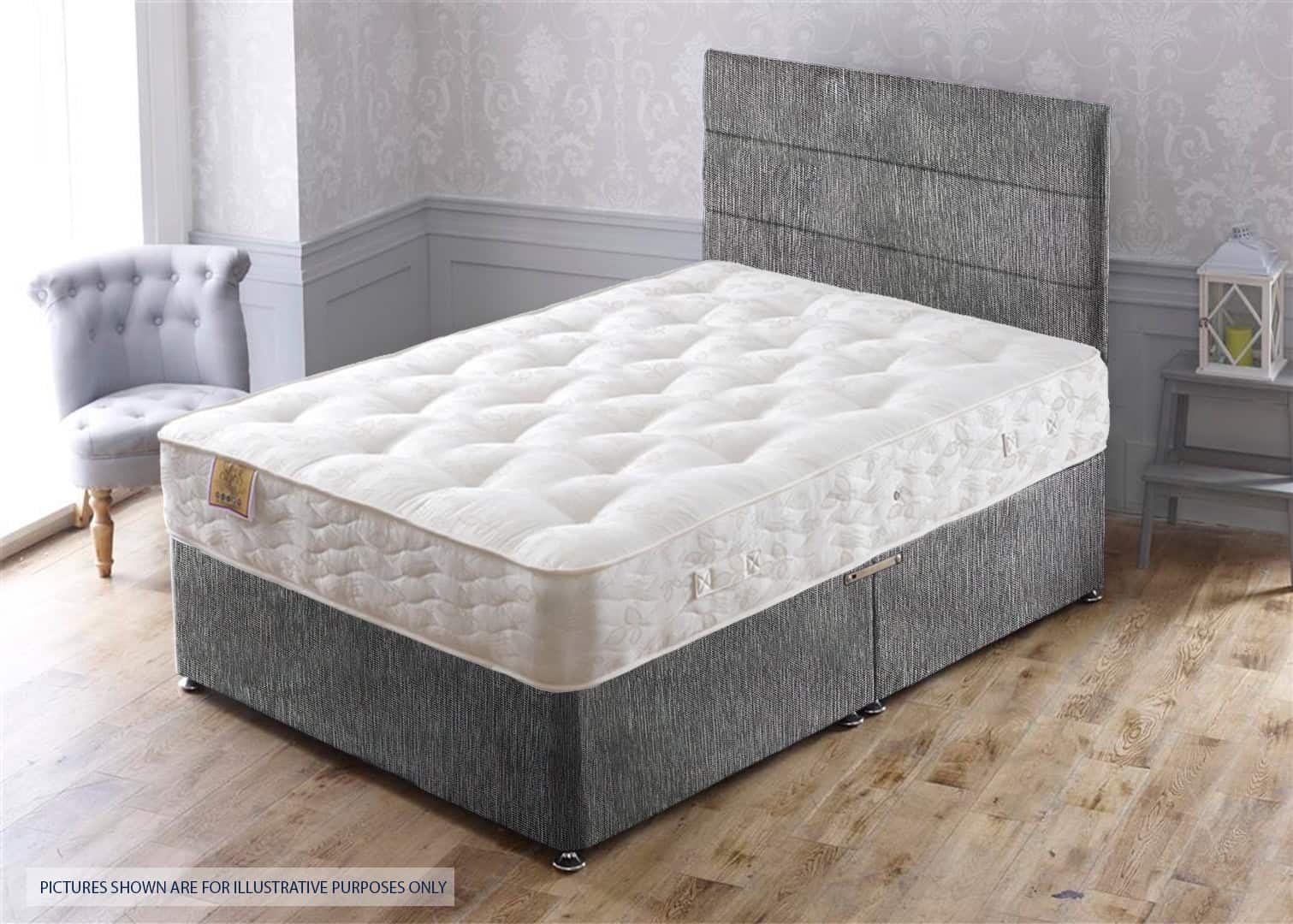 Apollo 4ft Super Ortho Bed – House Grey