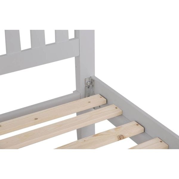 Swinford 4ft6 Bedframe - Grey - Image 3