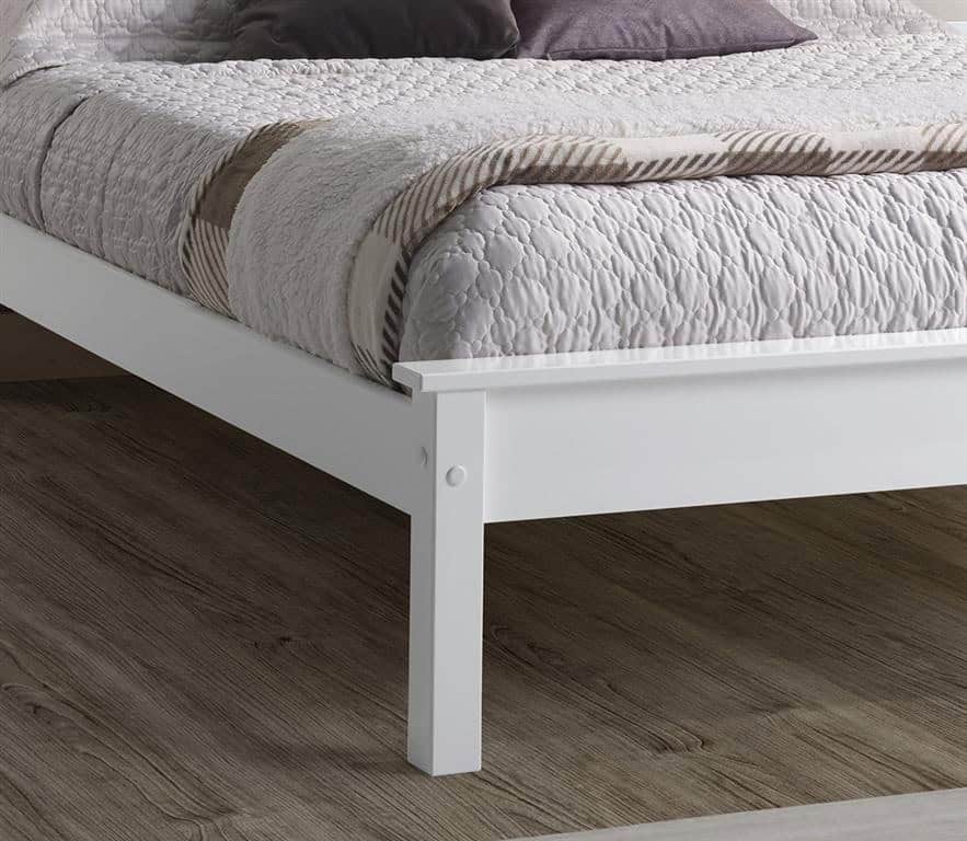 Limelight Taurus Low End 4ft6 Bedframe - White - Image 4