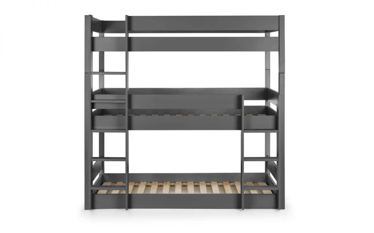Triplet Bunk Bed - Anthracite - Image 3