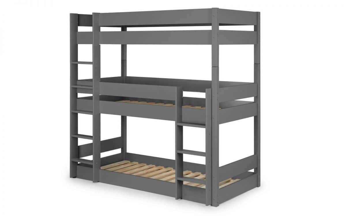 Triplet Bunk Bed - Anthracite - Image 2