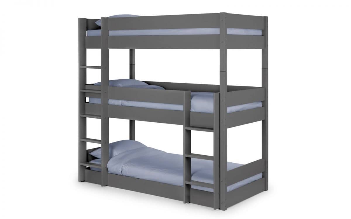 Triplet Bunk Bed - Anthracite - Image 5