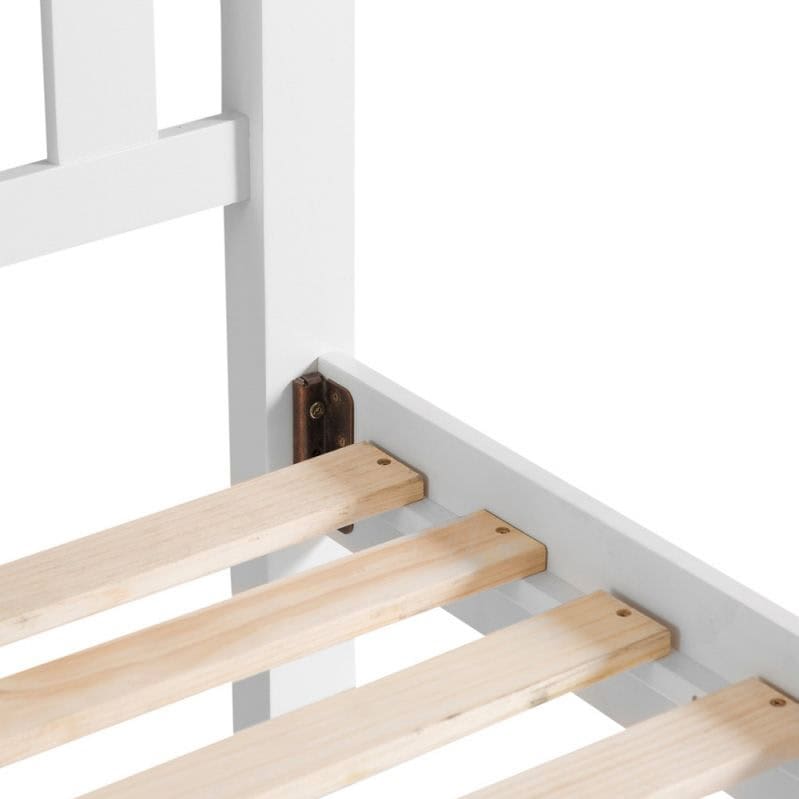 Douglas 3ft Bedframe - White & Oak - Image 4