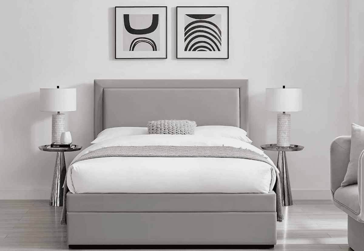 Limelight Ursa 4ft6 Storage Bedframe - Grey Velvet - Image 3