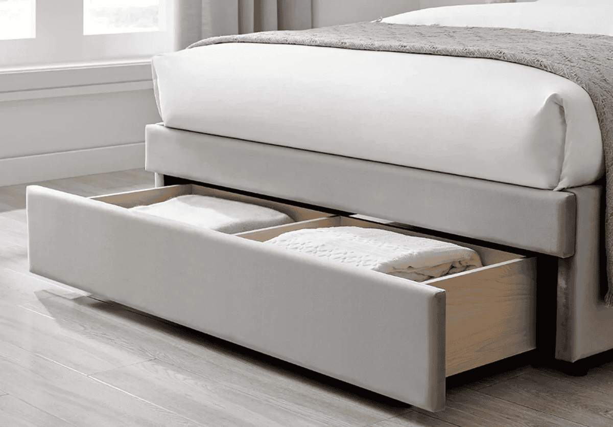 Limelight Ursa 5ft Storage Bedframe - Grey Velvet - Image 5