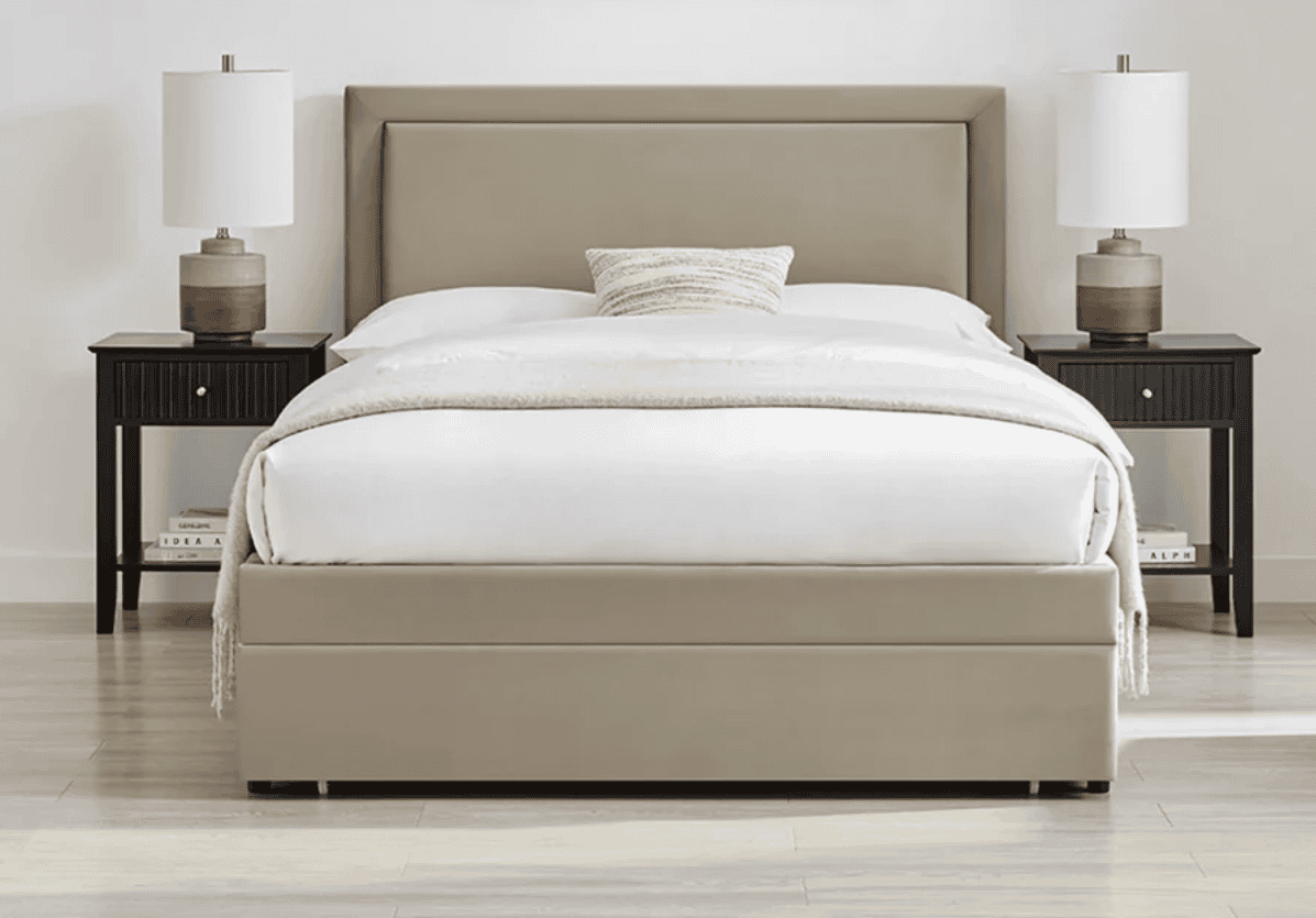 Limelight Ursa 5ft Storage Bedframe - Taupe Velvet - Image 3