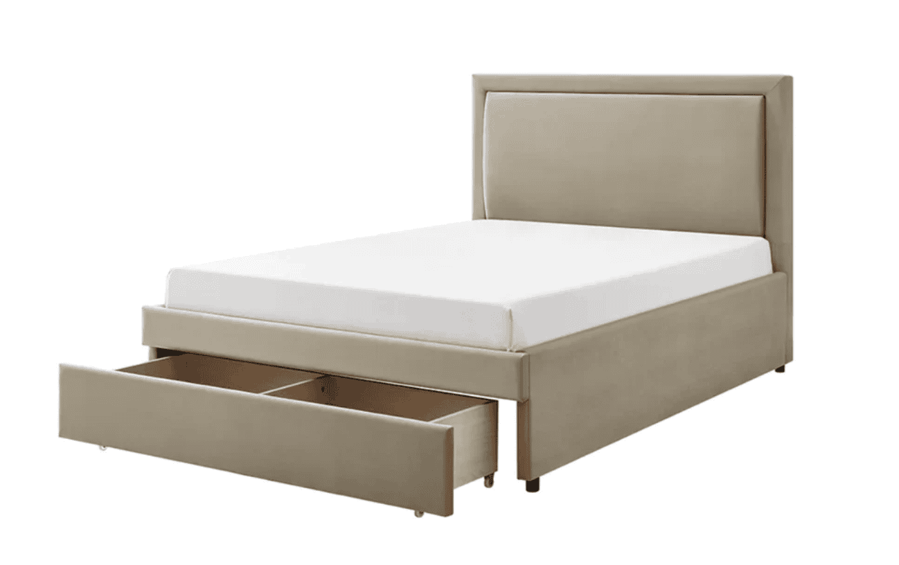 Limelight Ursa 4ft6 Storage Bedframe - Taupe Velvet - Image 7