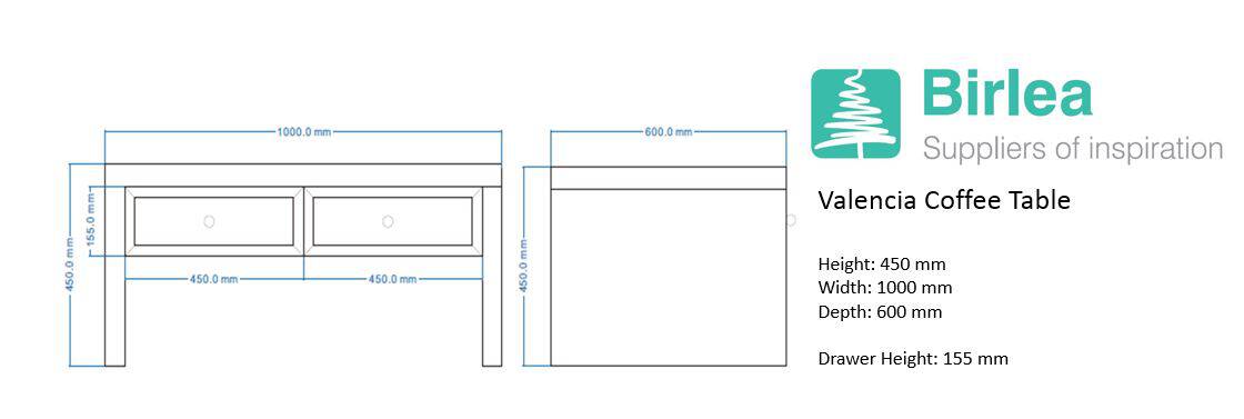 Valencia Mirrored Coffee Table - Image 4