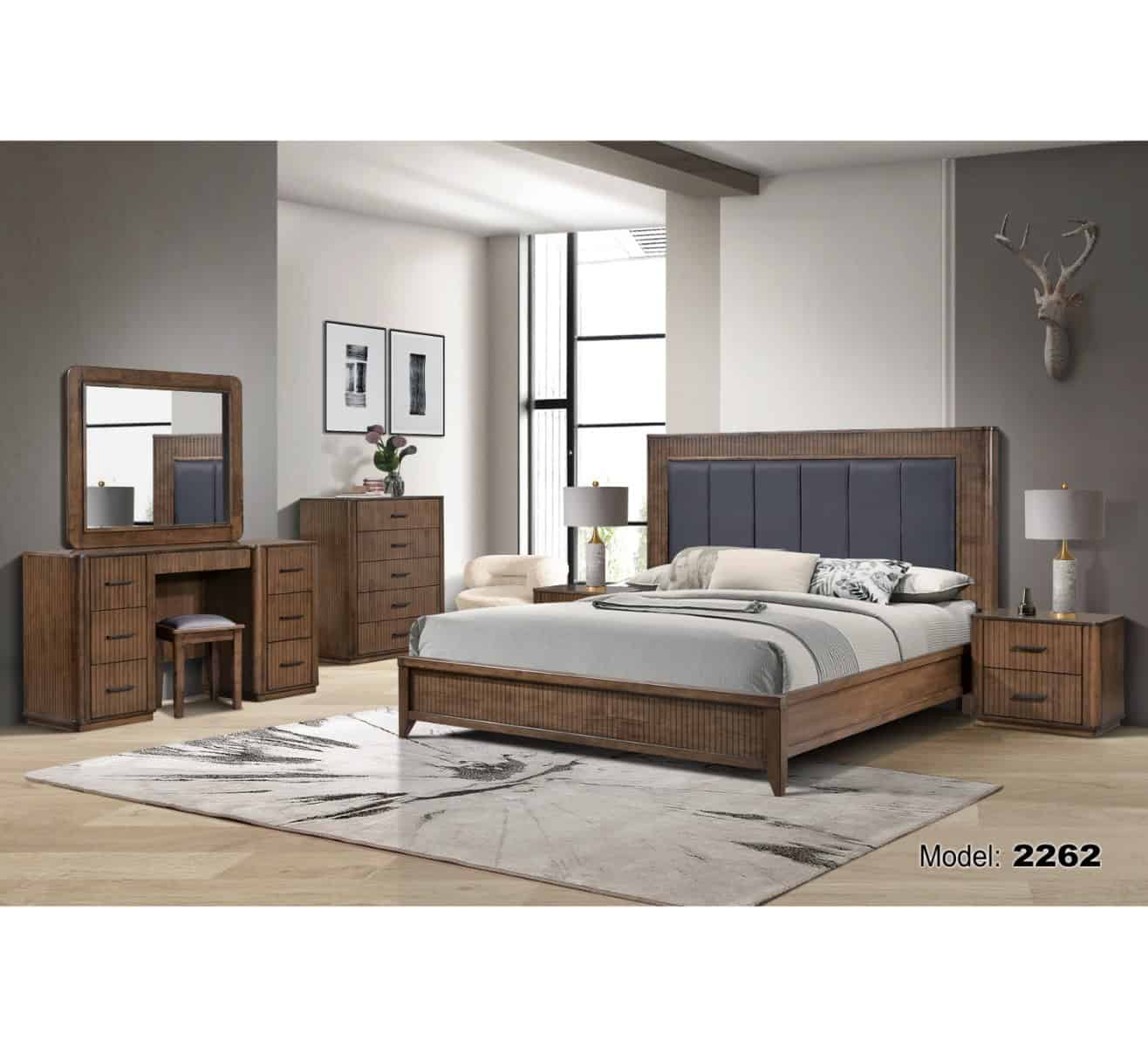 Vienna 6ft Bedframe - Walnut - Image 2