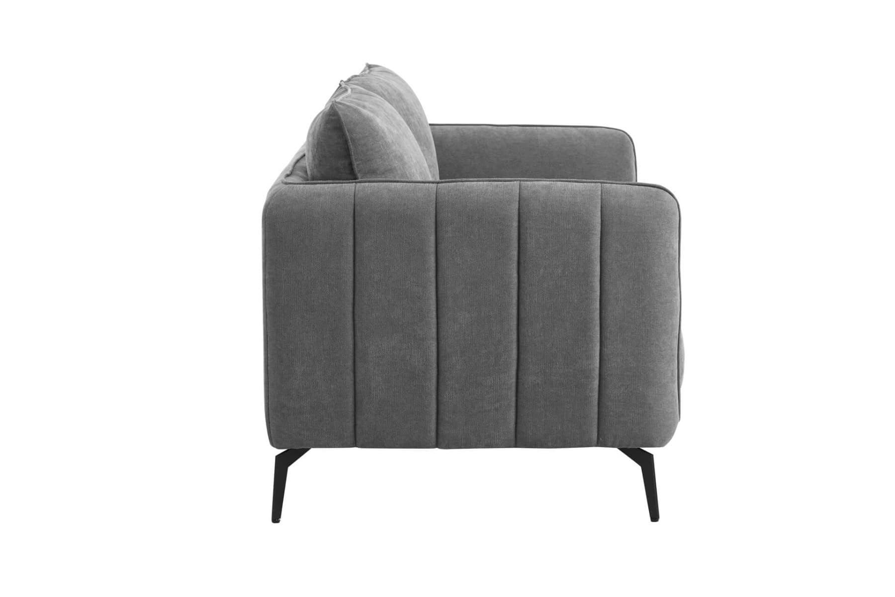 Vera 2 Seater Sofa - Grey (Crib 5) - Image 4