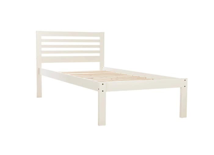 Dumas 3ft Bedframe - Stone White - Image 3